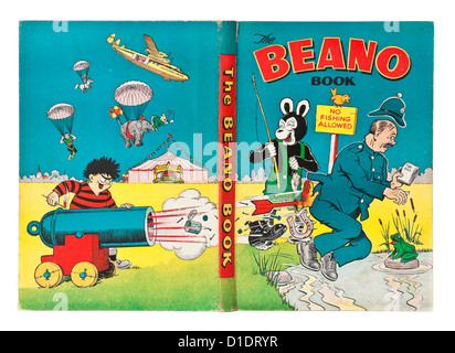 Raro 1955 Annuale Beano da D.C. Thomson & Co, dotate di Biffo l'Orso, Dennis la minaccia e altri