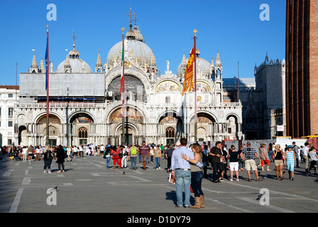 Basilica di San Marco a Venezia. Foto Stock