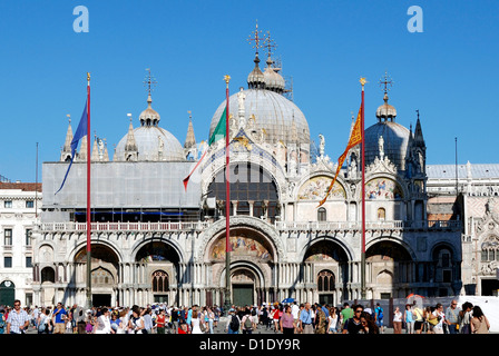 Basilica di San Marco a Venezia. Foto Stock