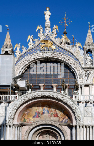 Basilica di San Marco a Venezia. Foto Stock