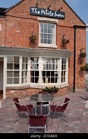 Il White Swan Inn alloggio bar Foto Stock