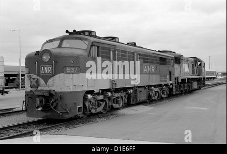 Australian National 930 classe locomotiva diesel n. 937 di Adelaide, Australia. 1987 Foto Stock