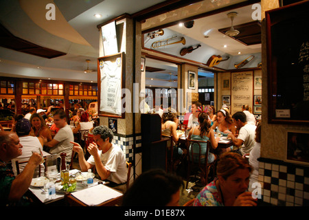 Il famoso un Garota de Ipanema bar, Rio de Janeiro, Brasile, Sud America Foto Stock