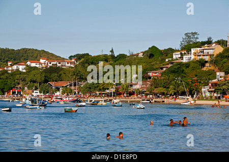 Spiaggia di canto, Buzios, Stato di Rio de Janeiro, Brasile, Sud America Foto Stock