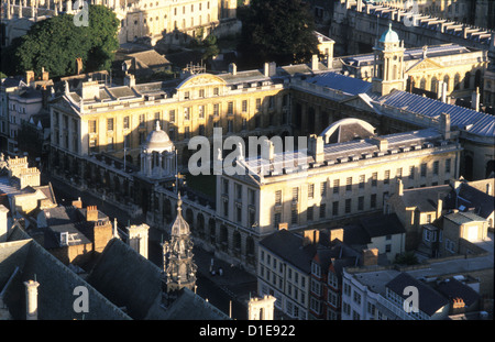 Queen's College di Oxford dall'aria. Foto Stock