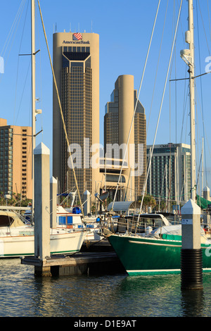 Waterfront skyline nel Corpus Christi, Texas, Stati Uniti d'America, America del Nord Foto Stock