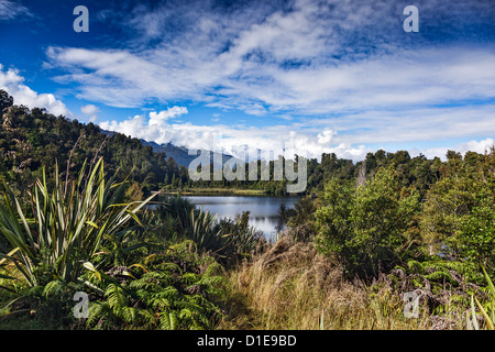 Lago Mapourika Foto Stock