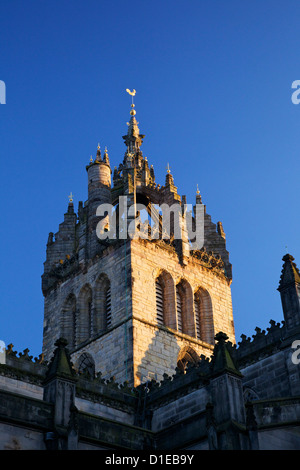 Crown Guglia di San Giles Cathedral (alta Kirk), il Royal Mile, Città Vecchia, Edimburgo, Scozia, Regno Unito, Europa Foto Stock