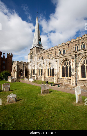 Chiesa Parrocchiale di Santa Maria a Hadleigh, Suffolk, Inghilterra, Regno Unito, Europa Foto Stock