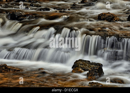 Wagner cade nel tardo inverno, Munising, Michigan, Stati Uniti d'America Foto Stock