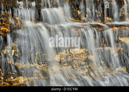 Alger cade nel tardo inverno, Munising, Michigan, Stati Uniti d'America Foto Stock