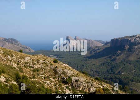 Formentor Tramuntana maiorca isole baleari Spagna mediterraneo Foto Stock