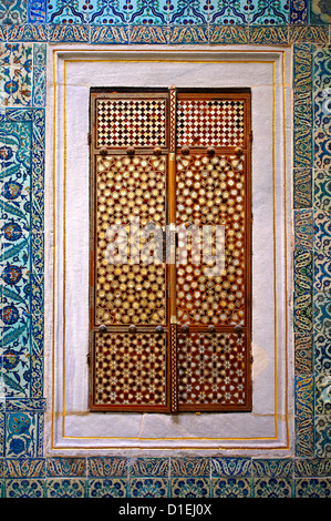 " La sala con una fontana' dell'Harem, Il Palazzo di Topkapi, Istanbul, Turchia Foto Stock