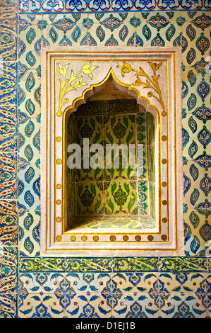 " La sala con una fontana' dell'Harem, Il Palazzo di Topkapi, Istanbul, Turchia Foto Stock
