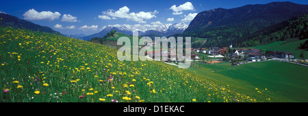 Hinterthiersee a Wilder Kaiser in Tirolo, Austria Foto Stock