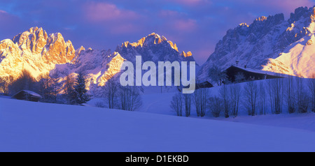 Kaisergebirge, andando, Tirolo, Austria Foto Stock