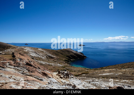 Titicacasee, Bolivia, Sud America, America Foto Stock