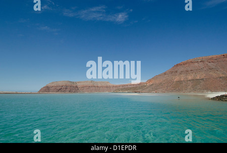 Isla Espíritu Santo in Baja California Sur Messico protetti ai sensi dell'UNESCO come una biosfera eco area turistica Foto Stock