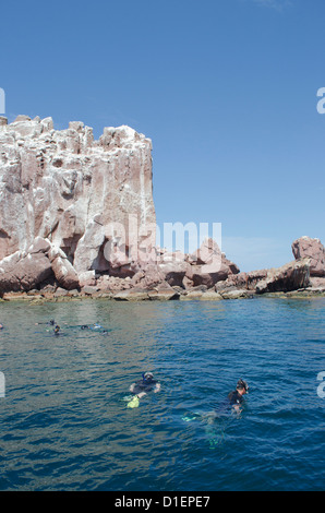 Isla Espíritu Santo in Baja California Sur Messico protetti ai sensi dell'UNESCO come una biosfera eco area turistica Foto Stock