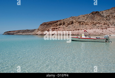 Isla Espíritu Santo in Baja California Sur Messico protetti ai sensi dell'UNESCO come una biosfera eco area turistica Foto Stock