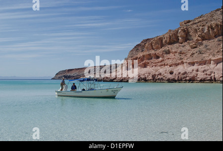 Isla Espíritu Santo in Baja California Sur Messico protetti ai sensi dell'UNESCO come una biosfera eco area turistica Foto Stock