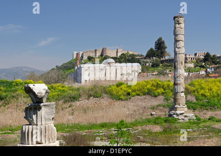 Sito archeologico in Selcuk, Turchia Foto Stock