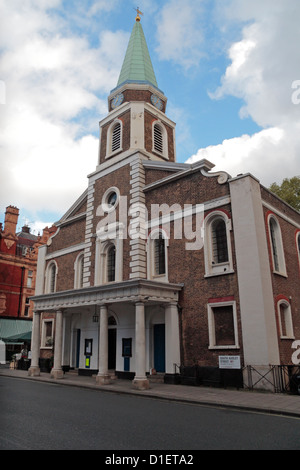 Grosvenor cappella della chiesa anglicana su South Audley Street nel quartiere di Mayfair, Londra, Regno Unito. Foto Stock