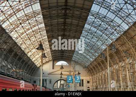 Kiev (Kievskaya) stazione ferroviaria a Mosca, Russia Foto Stock