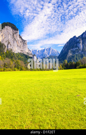 Picchi di montagna nel Gesause, Alpi Ennstal, Stiria, Austria Foto Stock