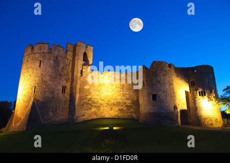 Chepstow Castle, Gwent, Wales, Regno Unito, Europa Foto Stock