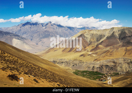 Valle di Muktinath e Muktinath Himal, Annapurna Area di Conservazione, Dhawalagiri, Regione Occidentale (Pashchimanchal), Nepal Foto Stock