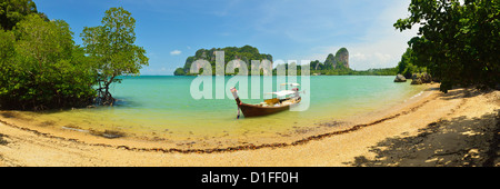 Railay East Bay, Rai Leh (Railay), la costa delle Andamane, Provincia di Krabi, Thailandia, Sud-est asiatico, in Asia Foto Stock