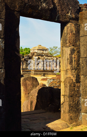 Antica città di Polonnaruwa, Sito Patrimonio Mondiale dell'UNESCO, Polonnaruwa, Sri Lanka, Asia Foto Stock