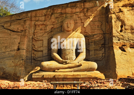 Antica città di Polonnaruwa, Sito Patrimonio Mondiale dell'UNESCO, Polonnaruwa, Sri Lanka, Asia Foto Stock