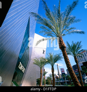 Las Vegas, Nevada, Stati Uniti d'America - i cristalli nel CityCenter (aka cristalli quartiere Retail) lungo la striscia (Las Vegas Boulevard) Foto Stock