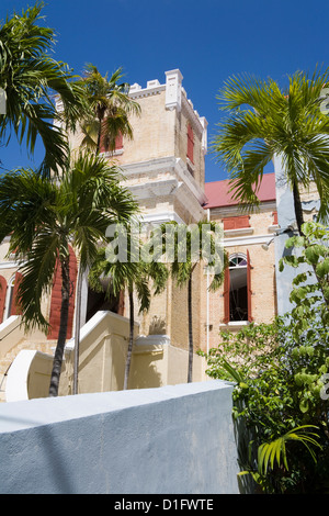 Frederick chiesa luterana, Charlotte Amalie City, San Tommaso Isola, U.S. Isole Vergini, West Indies, dei Caraibi Foto Stock