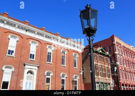 Storico Quartiere del filamento, Galveston, Texas, Stati Uniti d'America, America del Nord Foto Stock