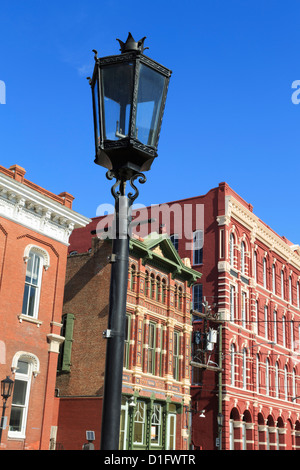 Storico Quartiere del filamento, Galveston, Texas, Stati Uniti d'America, America del Nord Foto Stock