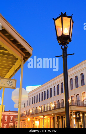 Storico Quartiere del filamento, Galveston, Texas, Stati Uniti d'America, America del Nord Foto Stock