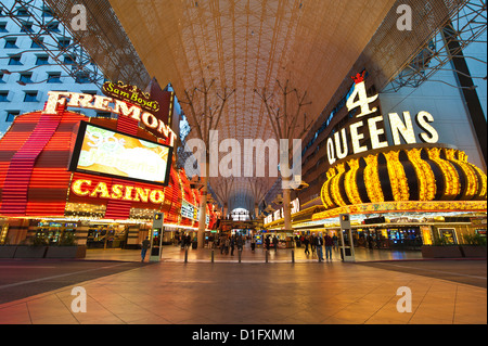 Fremont Street Experience, Las Vegas, Nevada, Stati Uniti d'America, America del Nord Foto Stock