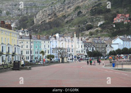 Lungomare, Llandudno Conwy County, il Galles del Nord, Wales, Regno Unito, Europa Foto Stock