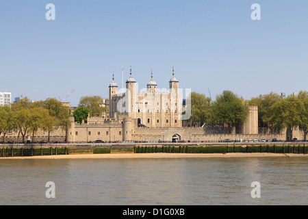 La Torre di Londra, il Sito Patrimonio Mondiale dell'UNESCO, London, England, Regno Unito, Europa Foto Stock