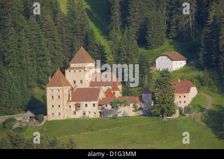 Il Castel Gardena, S. Cristina Val Gardena, Provincia Autonoma di Bolzano, Trentino-Alto Adige, Dolomiti italiane, Italia Foto Stock