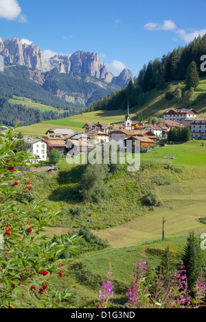 Moena Val di Fassa, in provincia di Trento, Trentino Alto Adige, Dolomiti italiane, Italia, Europa Foto Stock