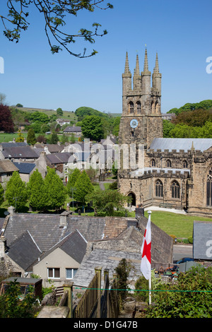 Tideswell chiesa cattedrale del picco, Peak District, Derbyshire, England, Regno Unito, Europa Foto Stock