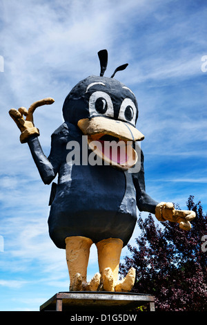 Yarbirds gigante in Centralia, Washington, attrazione stradale Foto Stock