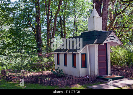 Edicola Chiesa Cappella in Sultan, Washington Foto Stock