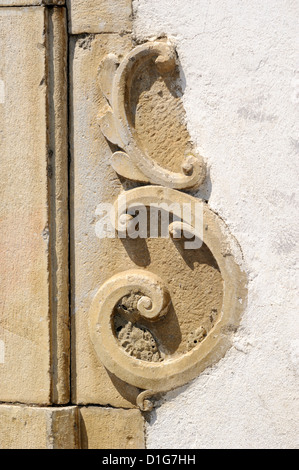 Italia, Basilicata, Roccanova, vecchia porta Foto Stock