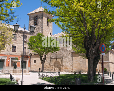 A Ubeda in Andalusia Spagna è un patrimonio mondiale dell' Unesco con palazzi rinascimentali e chiese, qui Plaza San Pedro square Foto Stock