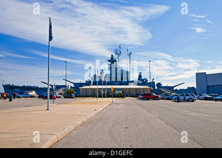 Corazzata Memorial Park, Mobile, Alabama, Stati Uniti d'America, America del Nord Foto Stock